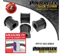 Powerflex Black Anteriore o,Spazzole 20mm per Porsche 911 1977-1986