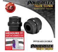 Powerflex Black Anteriore o,Spazzole 24.5mm per Citroen Berlingo