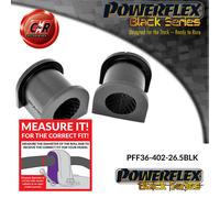 Powerflex Black Anteriore o,Spazzole 26.5mm per Mazda Rx-8 (03-12)