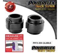 Powerflex Black Frarb Spazzole 26.8mm per Audi A4 Avant 2WD 95-01