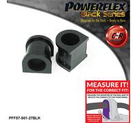 Powerflex Black Anteriore o,Spazzole 27mm per Porsche 911 996 97-05