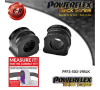 Powerflex Black Anteriore o,Supporti 19mm per Audi Tt Mk1 2WD (99-06)
