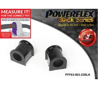 Powerflex Black Anteriore o,Supporti 23mm per Rover 800 (1986-1998)