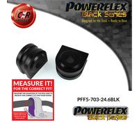 Powerflex Black Anteriore o,Supporti 24.6mm Per BMW 7 Serie 01-08