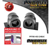 Powerflex Black Anteriore o,Supporti 24mm Per Opel Astra3 91-98 PFF80-403-24BLK