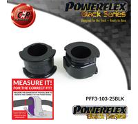 Powerflex Black Anteriore o,Supporti 25mm per Audi Coupe Quattro 85-96