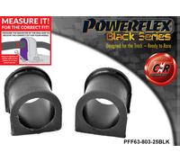 Powerflex Black Anteriore o,Supporti 25mm per Rover 800 (1986-1998)