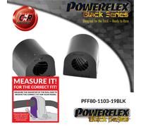 Powerflex Black Frarb Spazzole 19mm per Fiat Grande Punto 05-09 PFF80-1103-19BLK