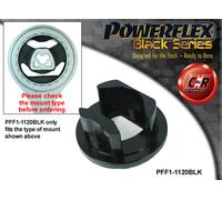 Powerflex Black Inferiore RR Inserto Supporto Motore per Alfa Mito (08-18)