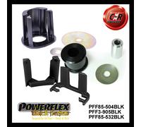 Powerflex Black Basso Motore 42mm Mnt Kit Con Per Audi Tt MK2 07-Mid08 85-532BLK