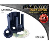 Powerflex Black Basso Motore Mnt Grande Inserti per Audi Q2 4WD Mlink 17on