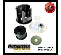 Powerflex Black Basso Motore Mnt Inserti + 42mm Piccola Per Audi Tt MK2 8J
