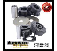 Powerflex Black Basso Motore Mnt Sml + Grande Spazzole per Mini