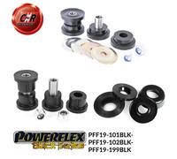 Powerflex Black Braccio Controllo Posteriore Asse Anteriore + Attacchi Superiori