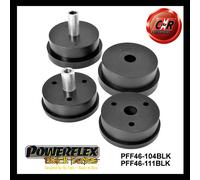 Powerflex Black Engmnt Kit Gbox Upr Fr+Engmnt Gbox RR Per Pulsar Gti-R 90-94