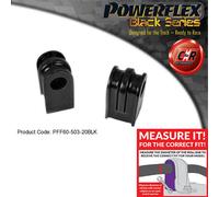 Powerflex Black F. Arb Spazzole 20mm Per Clio 3 Sport 05-05/09 PFF60-503-20BLK