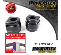 Powerflex Black Fr o, Spazzole 23mm Per BMW E39 540 Estate 96-04 PFF5-4602-23BLK