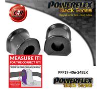 Powerflex Black Fr ARB Bushes 24Mm Per Ford Orion Mk1 E 2 80-90 PFF19-406-24BLK
