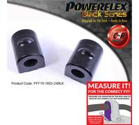 Powerflex Black Frarb A Chass Spazzole 24mm Per Focus Mk3 11on PFF19-1603-24BLK