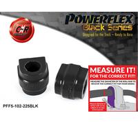 Powerflex Black Fr o, Spazzole 22.5mm per Mini R56/57 Gen 2 06-13