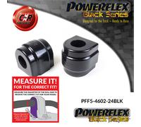 Powerflex Black Fr Barra Rollio Boccola 24mm Per BMW E46 3 Serie 99-06