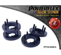 Powerflex Black Fr Lowarm RR Boccola Protezioni per Fiat 124 Ragno 16 Su