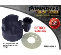 Powerflex Black Fr LowEngMnt Hybrid Bush Lrg Per Golf Mk8 2wd 2020- PFF85-833BLK