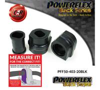 Powerflex Black Fr o, Bushes-Chassis Spazzole 20mm per 206 98-06 PFF50-403-20BLK