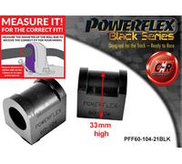 Powerflex Black Fr o, Interno Supporti 21mm per Renault 5 Mk2 (85-95)