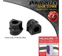 Powerflex Black Anteriore o, Mnt Spazzole 19mm Per Opel Vectra B 95-02
