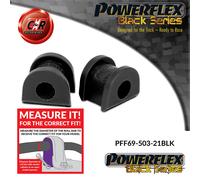 Powerflex Black Anteriore o,Spazzole 21mm Per Interno 03-09 PFF69-503-21BLK