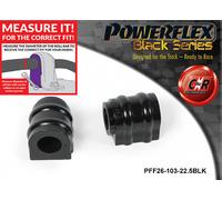 Powerflex Black Frarb Spazzole 22.5mm per Hyundai Santa Fe 05-11