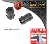 Powerflex Black Fr o, Spazzole 22mm per Peugeot 205 Gti & 309 PFF50-215-22BLK
