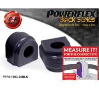 Powerflex Black Serie Anteriore o,Spazzole 25mm Per BMW 4 13- PFF5-1903-25BLK