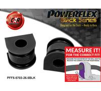 Powerflex Black Fr o, Spazzole 26.5mm per 3 Serie Xd 05/10-13 PFF5-5703-26.5BLK