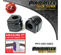 Powerflex Black Anteriore o,Spazzole 26mm Per BMW E46 3 Serie 99-06