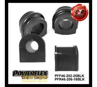 Powerflex Black Fr o, Supporti 25mm + RR o, Spazzole 18mm Per 200SX S14 & S15