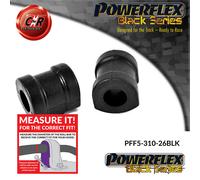 Powerflex Black Ant. o , Spazzole 26mm per BMW 8 Series E31 (89-99)