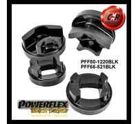 Powerflex Black Fr + RR Motore Mnt Protezioni Per Saab 9-3 03-04 PFF80-1220BLK /