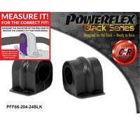 Powerflex Black Franti Barra Rollio Supporti 24mm per Saab 900 (94-98)