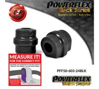 Powerflex Black Franti Rollio Bronzine Barra 24mm per Citroen Berlingo