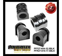 Powerflex Black Frarb 32.5mm + Spazzole 17.5mm per Jaguar S TYPE + R (02-09)