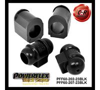 Powerflex Black Frarb Chass Mnt 23mm + o , Fuori Mnt Spazzole Per Megane I 95-02