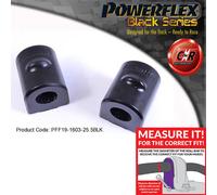 Powerflex Black F.Arb-Chass Spazzole 25.5mm per Messa a Fuoco 3 S.11-