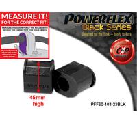 Powerflex Black Frarb Interno Supporti 23mm per Renault 5 Mk2 85-95