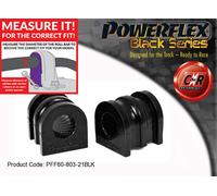 Powerflex Black Frarb Spazzole 21mm per Clio 3 Sport 197/200 05-12