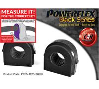 Powerflex Black Serie Anteriore o,Spazzole 28mm Per BMW M4 2013-
