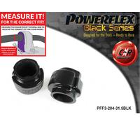 Powerflex Black Fr o, Spazzole 31.5mm per Audi A4, Est 2WD 01-05