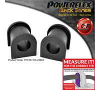 Powerflex Black Frarb Supporto Spazzole 22mm per Mazda MX-5 Mk2 98-05