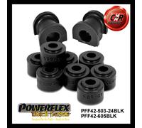 Powerflex Black FrARB24 + Frarb-Linkrod Spazzole per Rover 45 99-05 42-503-24 /
